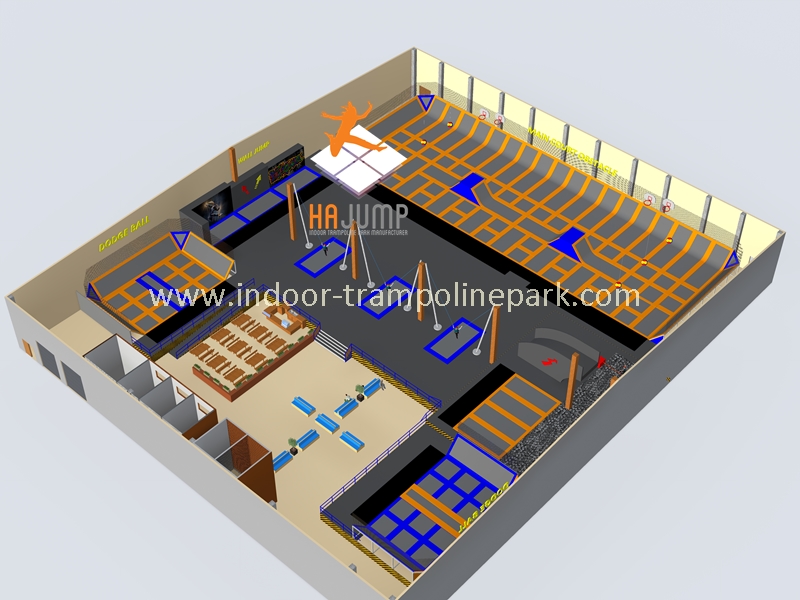 Turn-key solutions for your indoor trampoline park.